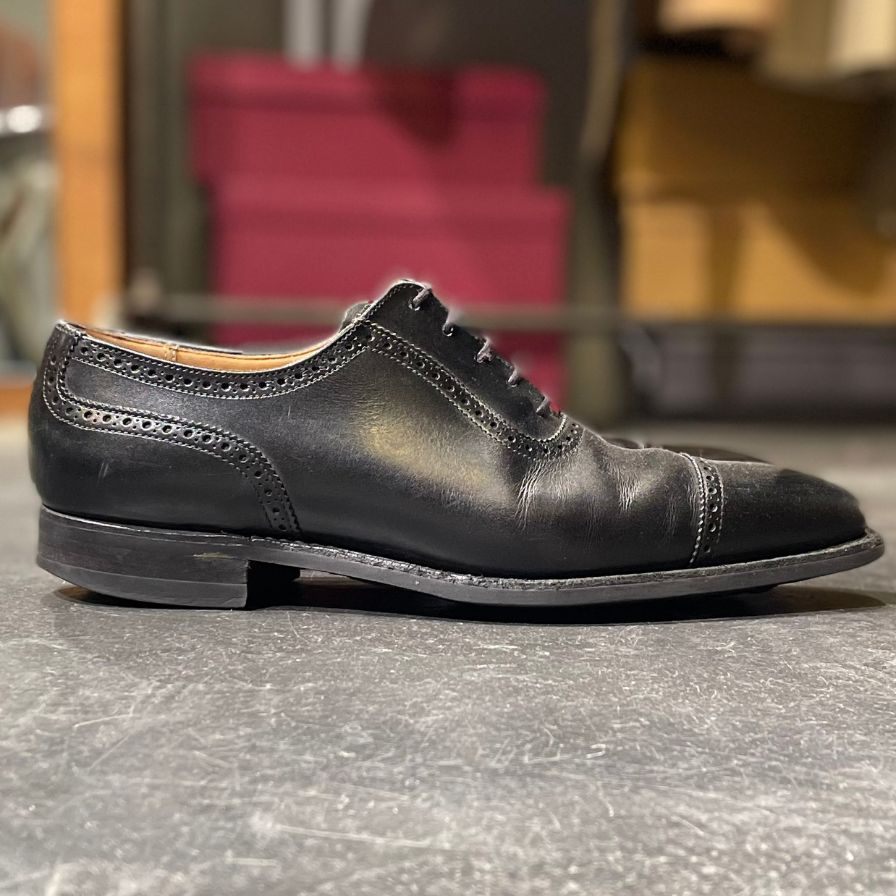 【CROCKETT&JONES】CROCKETT&JONES  ウエストボーン カーフ ブラック サイズ UK7E