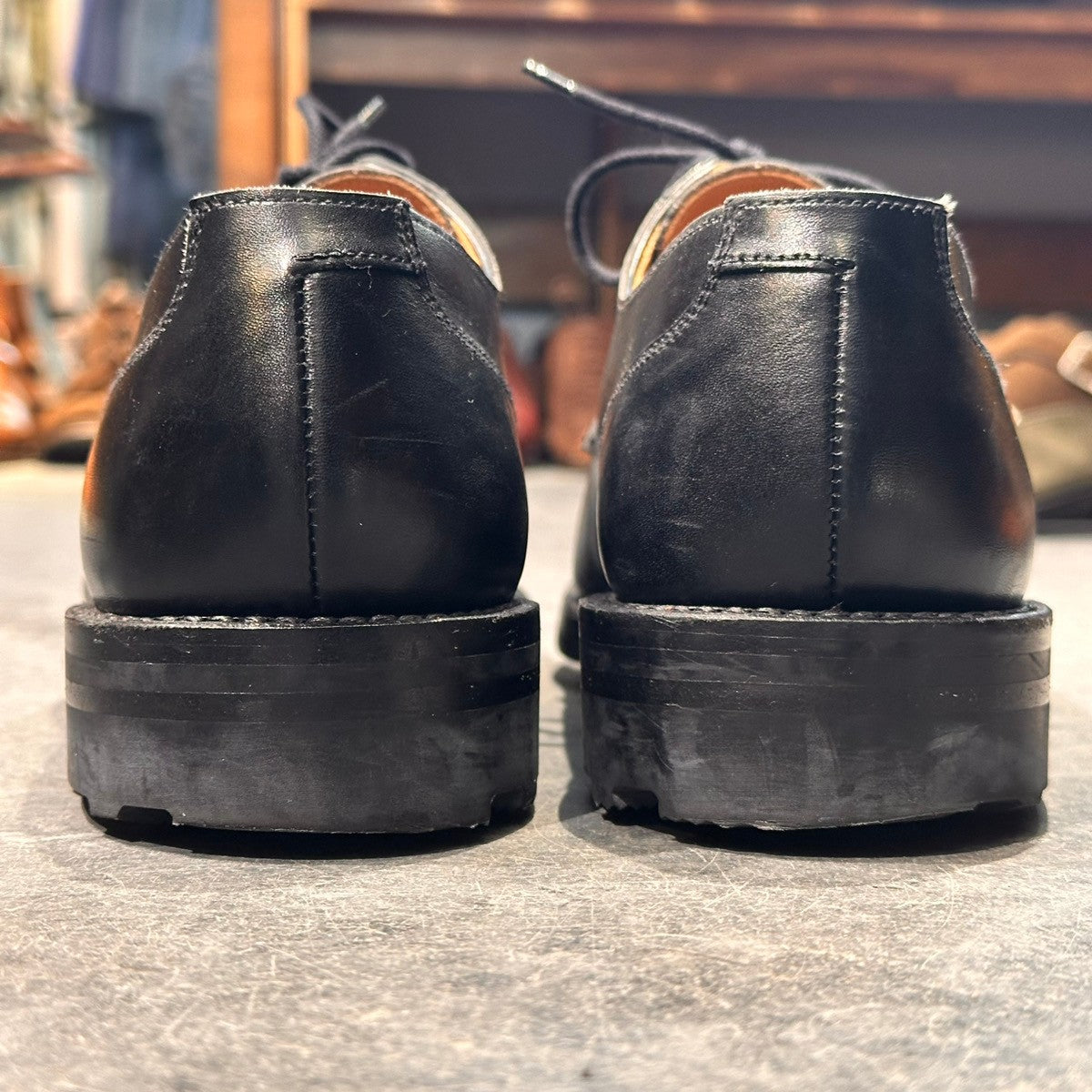 【CROCKETT&JONES】クロケット&ジョーンズ ダラム3 Uチップ カーフ ブラック サイズUK7 375ラスト