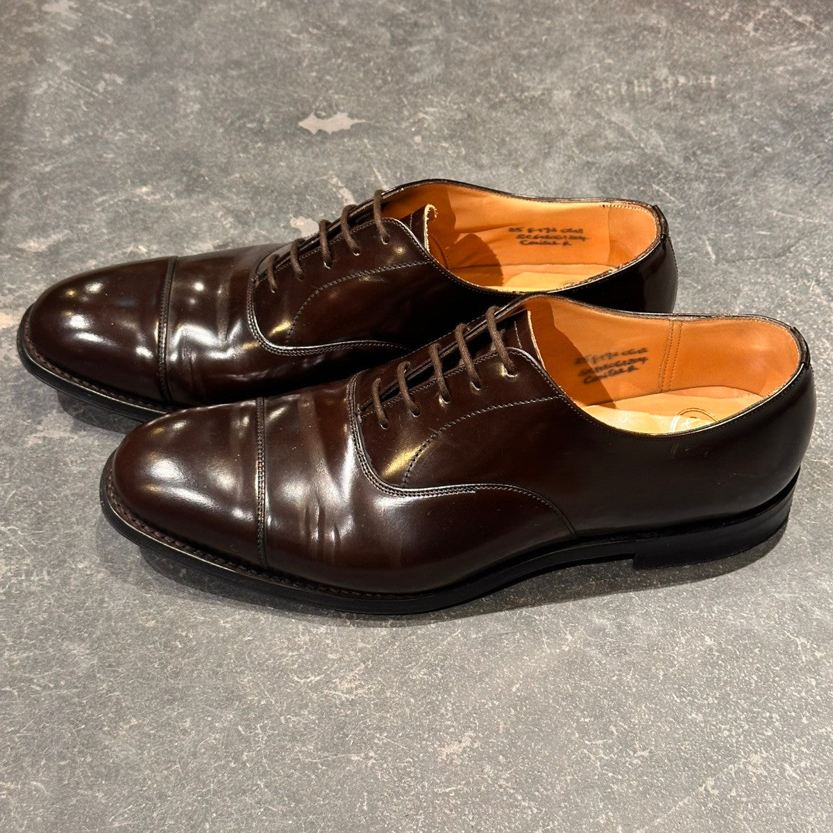 美品【Church's】チャーチ コンサル 5都市 ストレートチップ