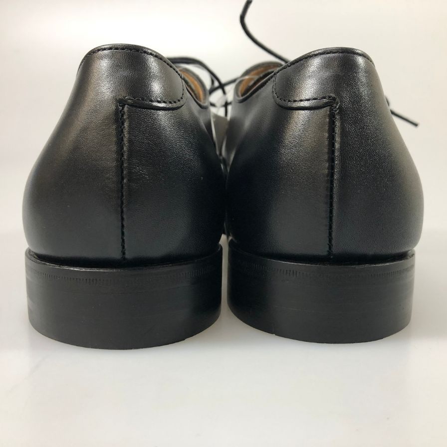 【JOSEPH CHEANEY】ジョセフチーニー レザーシューズ ライム ストレートチップ カーフ ブラック サイズUK6.5 LIME