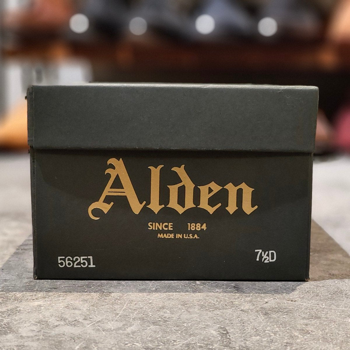 新品未使用【ALDEN】オールデン 56251 パンチドキャップトゥ コードバン ブラック US7.5D モディファイドラスト 参考定価￥220,000-