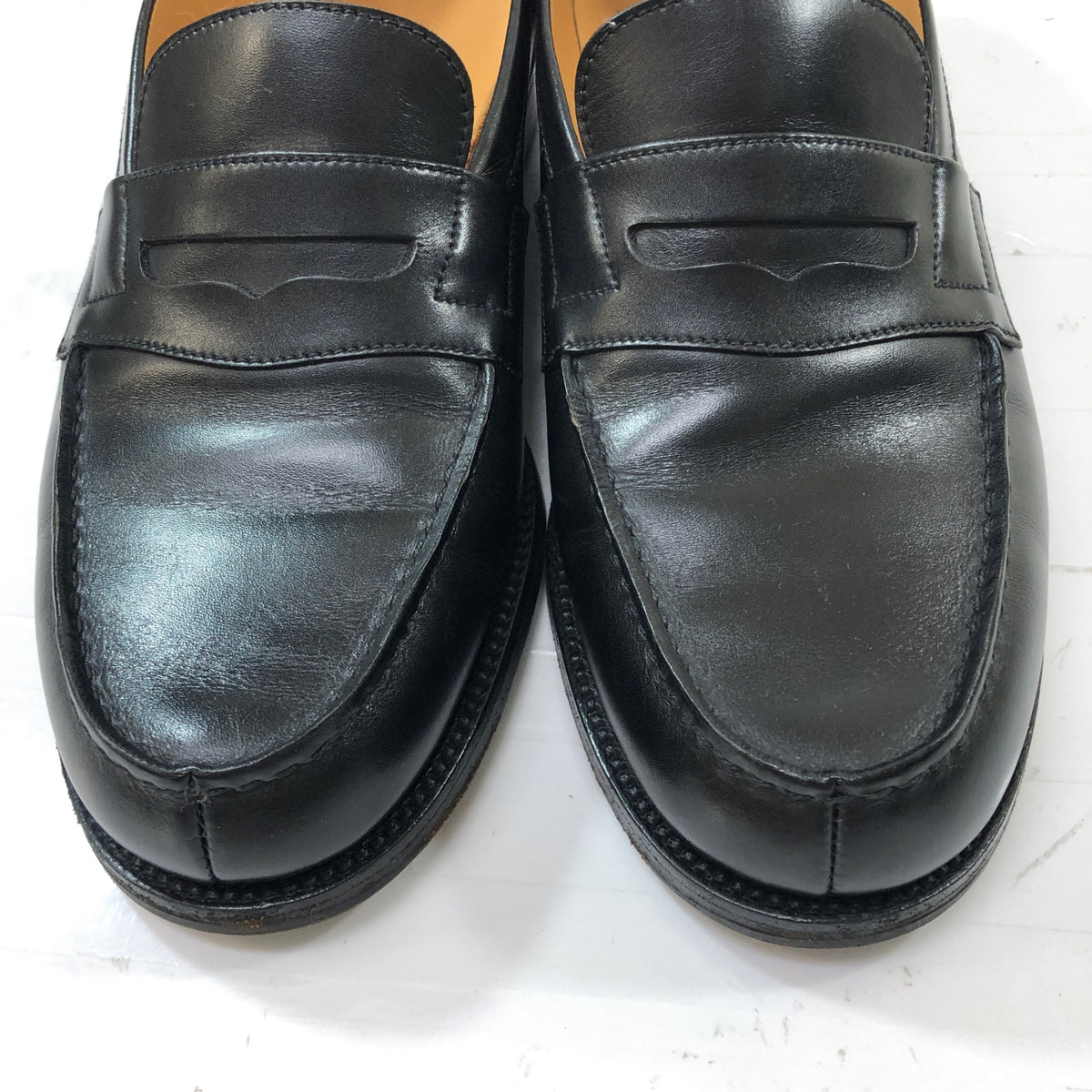 【オンライン限定】【J.M.WESTON】ジェイエムウエストン レザーシューズ 180 シグニチャーローファー ブラック ボックスカーフ メンズ サイズUK5D