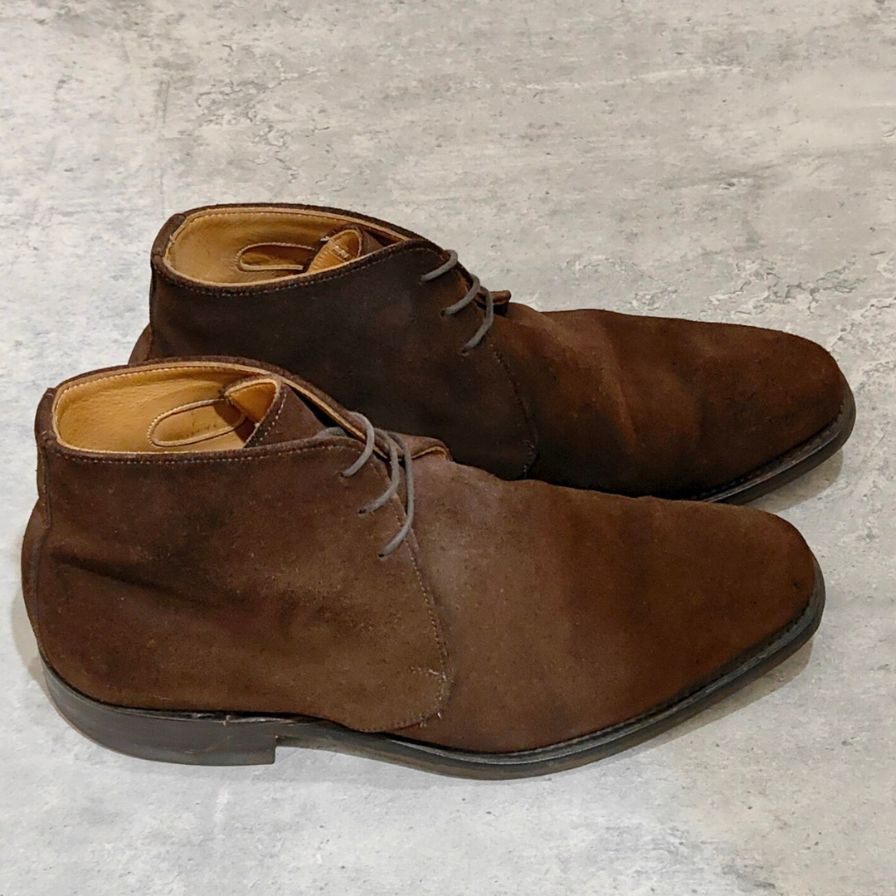 【JOSEPH CHEANEY】ジョセフチーニー チャッカブーツ ユナイテッドアローズ別注 スエード ブラウン サイズUK6想定