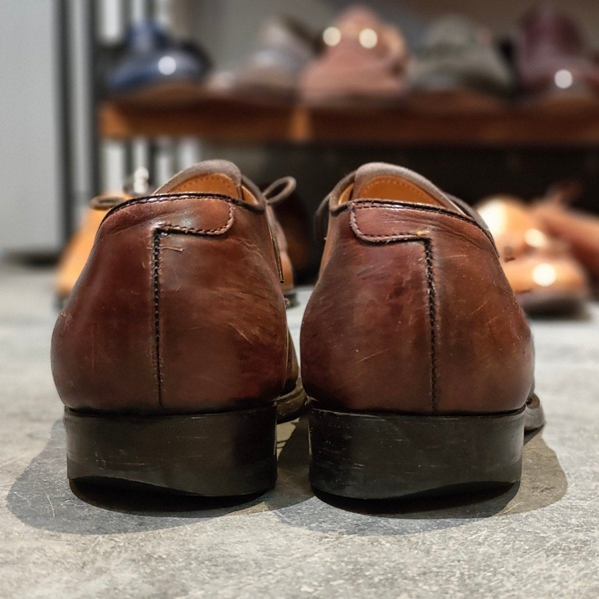 Alden 54441 カーフ　Vチップサイズ8D ALDEN】オールデン 54441 Vチップ カーフ ブラウン サイズUS8.5D