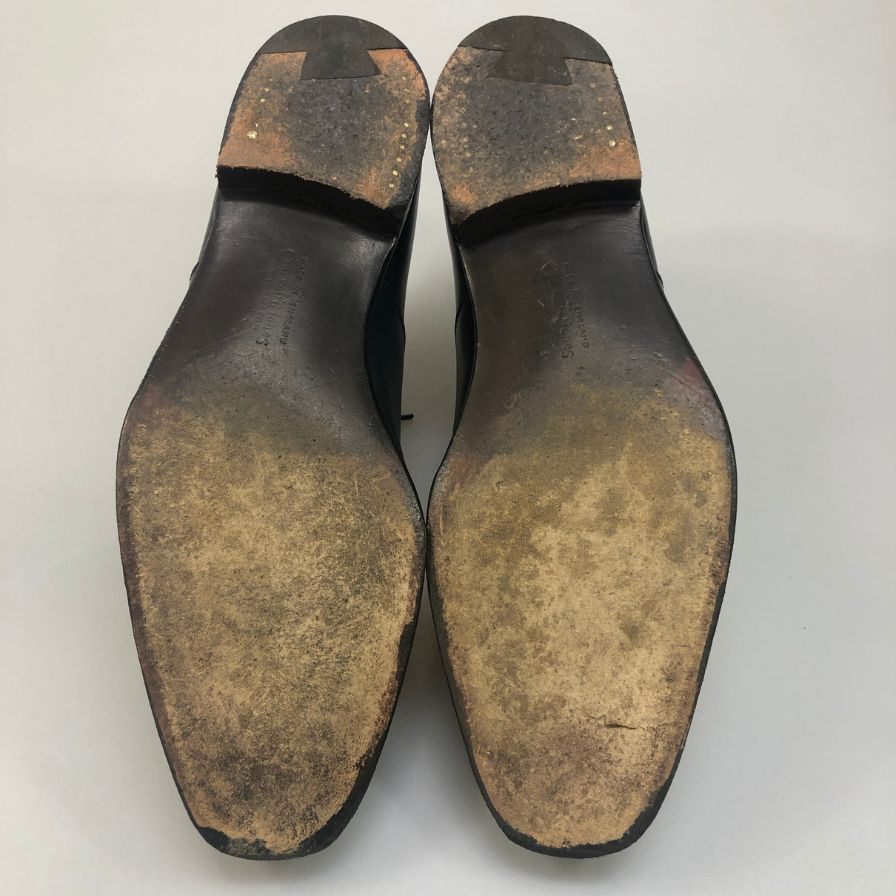 【Crockett & Jones】クロケット&ジョーンズ ストレートチップ レースアップシューズ X28360 メンズ ネイビー サイズ6E