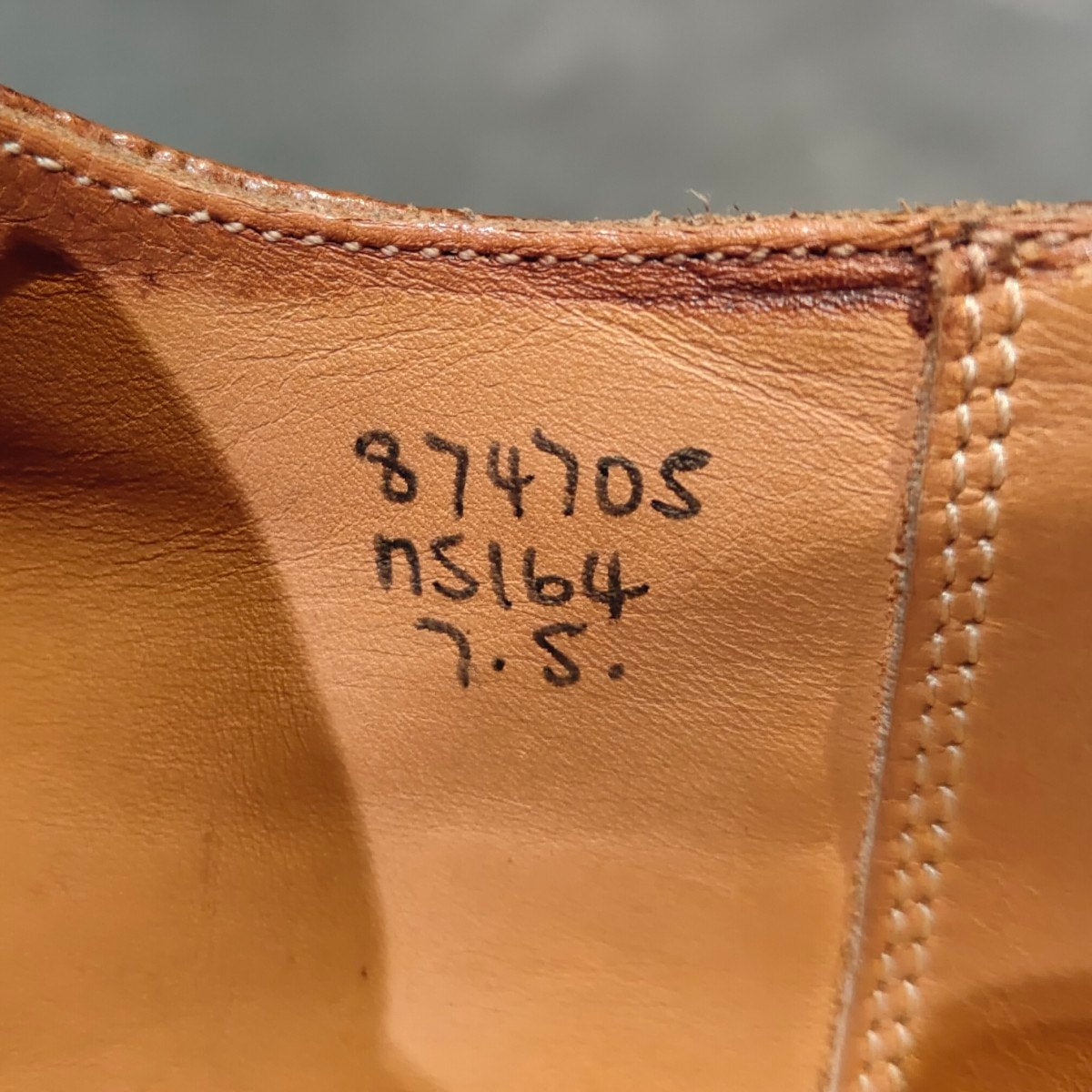 美品【Tricker’s】トリッカーズ M5164 ロングウイングチップ ブラウン サイズUK7