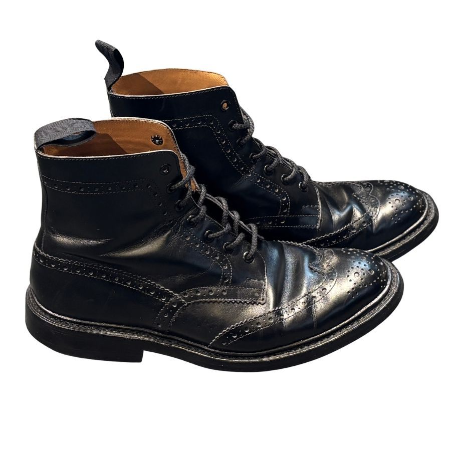 【Tricker’s】トリッカーズ S63419 ブーツ  ブラック（黒） サイズ UK9.5 ラスト