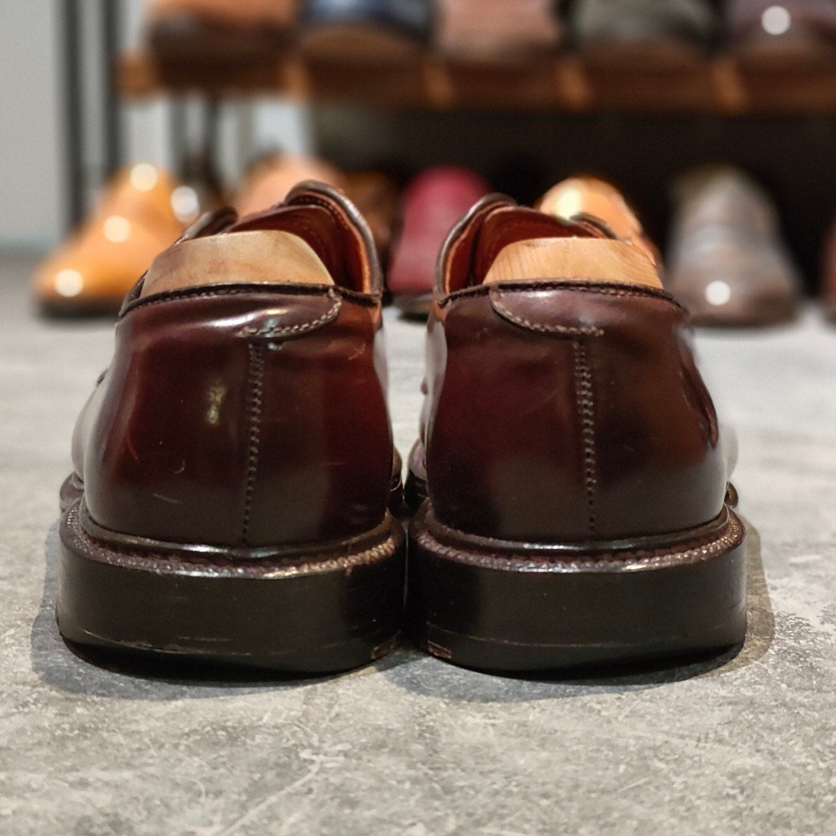 ALDEN】オールデン 990 プレーントゥ コードバン ダークバーガンディ