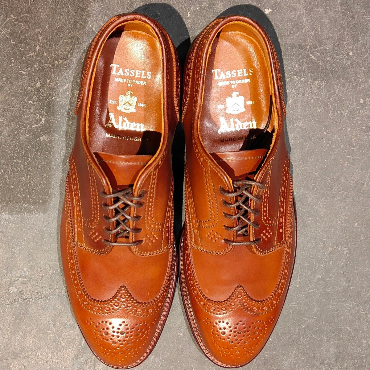 希少 新品未使用【ALDEN】オールデン TASSELS別注 20480 ショート