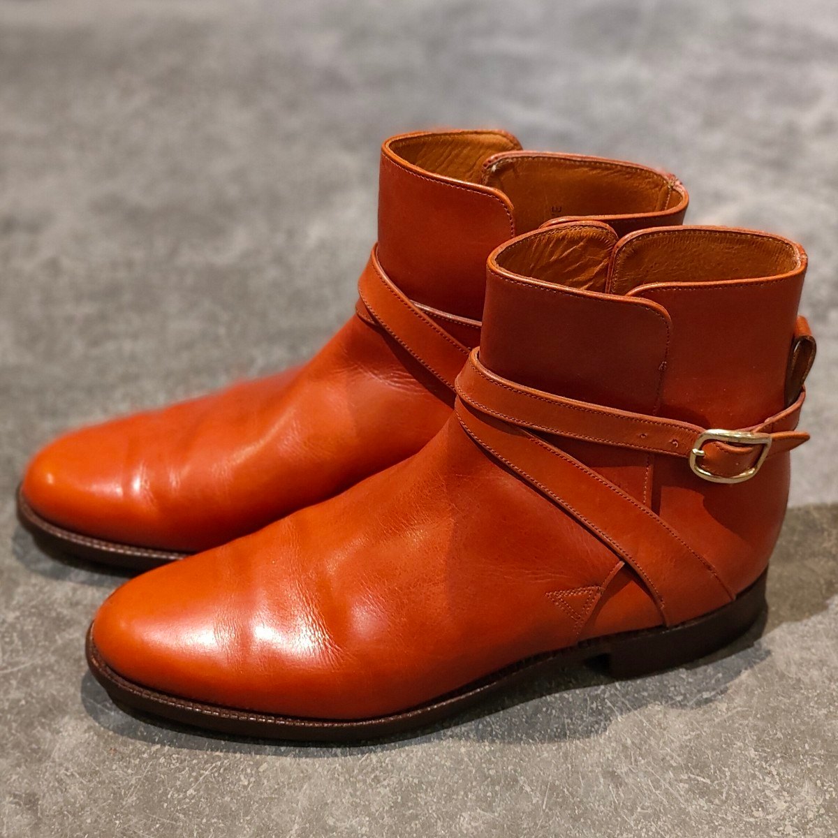 美品【GRENSON】グレンソン ジョッパーブーツ カーフ ブラウン サイズUK8E