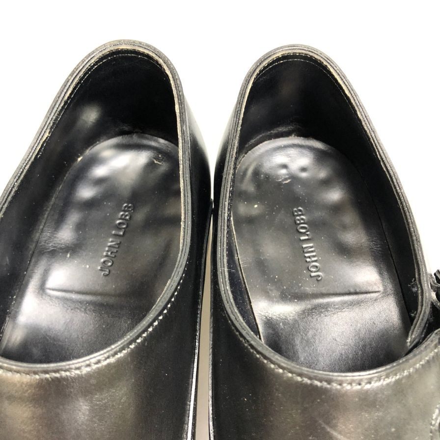 【JOHNLOBB】ジョンロブ チャペル ダブルモンク レザーシューズ カーフ ブラック 6E