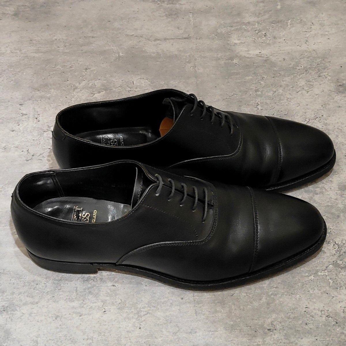 【CROCKETT&JONES】クロケット&ジョーンズ ケント ストレートチップ カーフ ブラック サイズUK6E