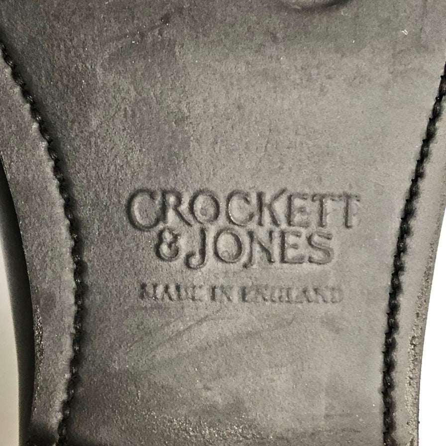 【CROCKETT&JONES】クロケット&ジョーンズ  ビジネスシューズ プレーントゥ ブラック（黒） サイズ 8 ラスト