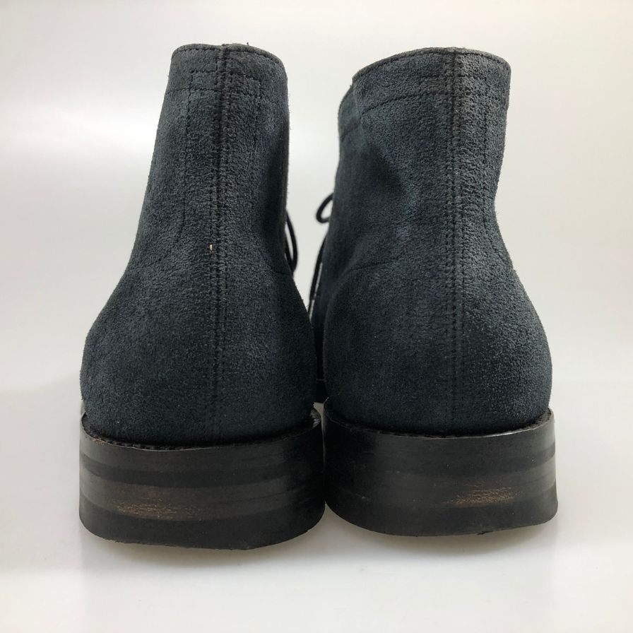 【JOHN LOBB】ジョンロブ ケント チャッカブーツ スエード 8695ラスト サイズUK7E メンズ ネイビー
