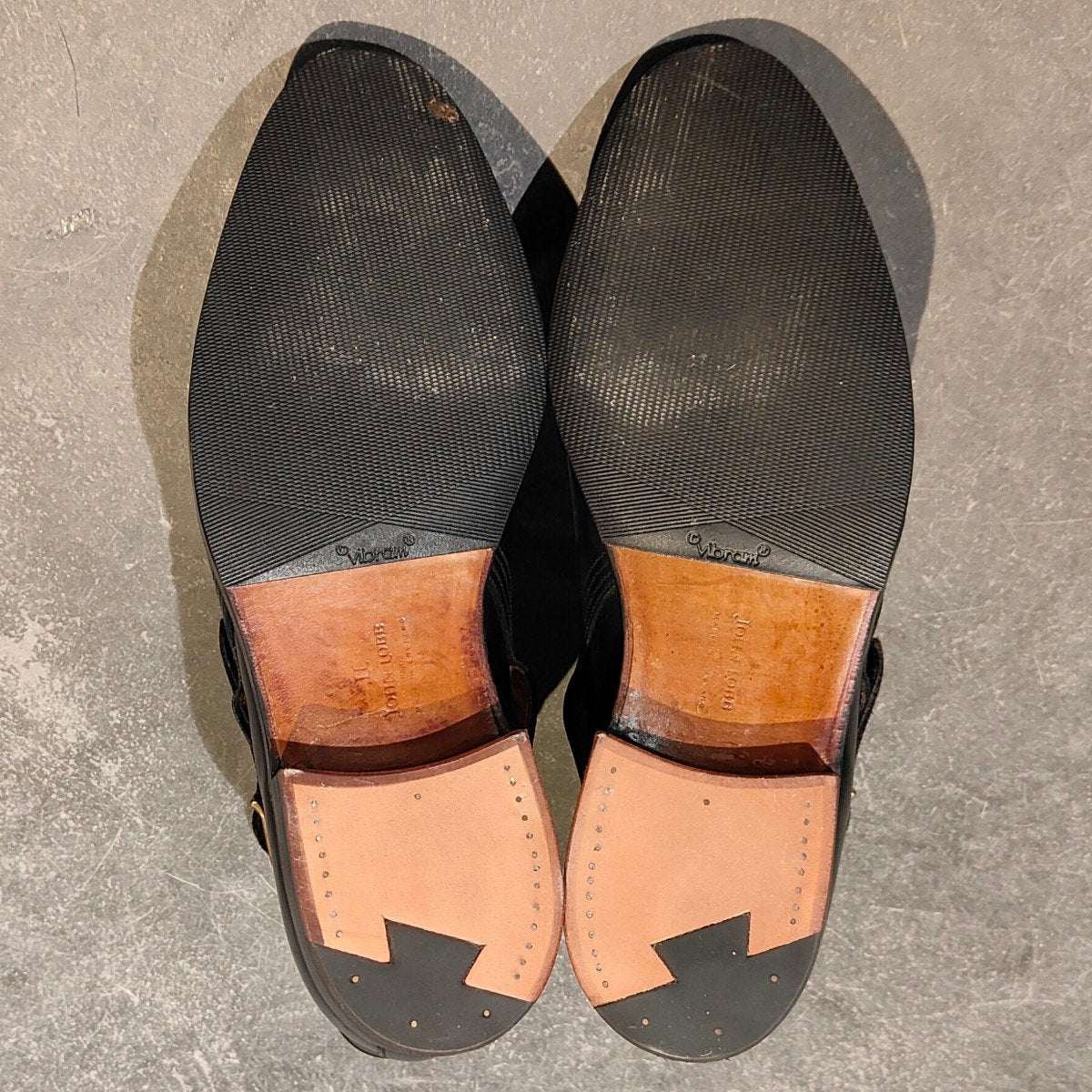 希少 美品【JOHNLOBB】ジョンロブ JODHPUR ジョッパーブーツ カーフ ブラック サイズ UK8E 236ラスト