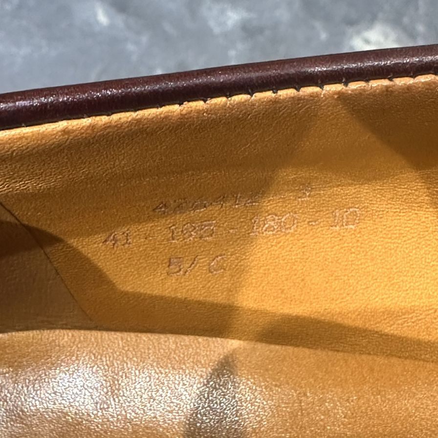 【J.M.WESTON】ジェイエムウエストン 180 ローファー カーフ ブラウン（茶系） サイズ UK5.5C ラスト