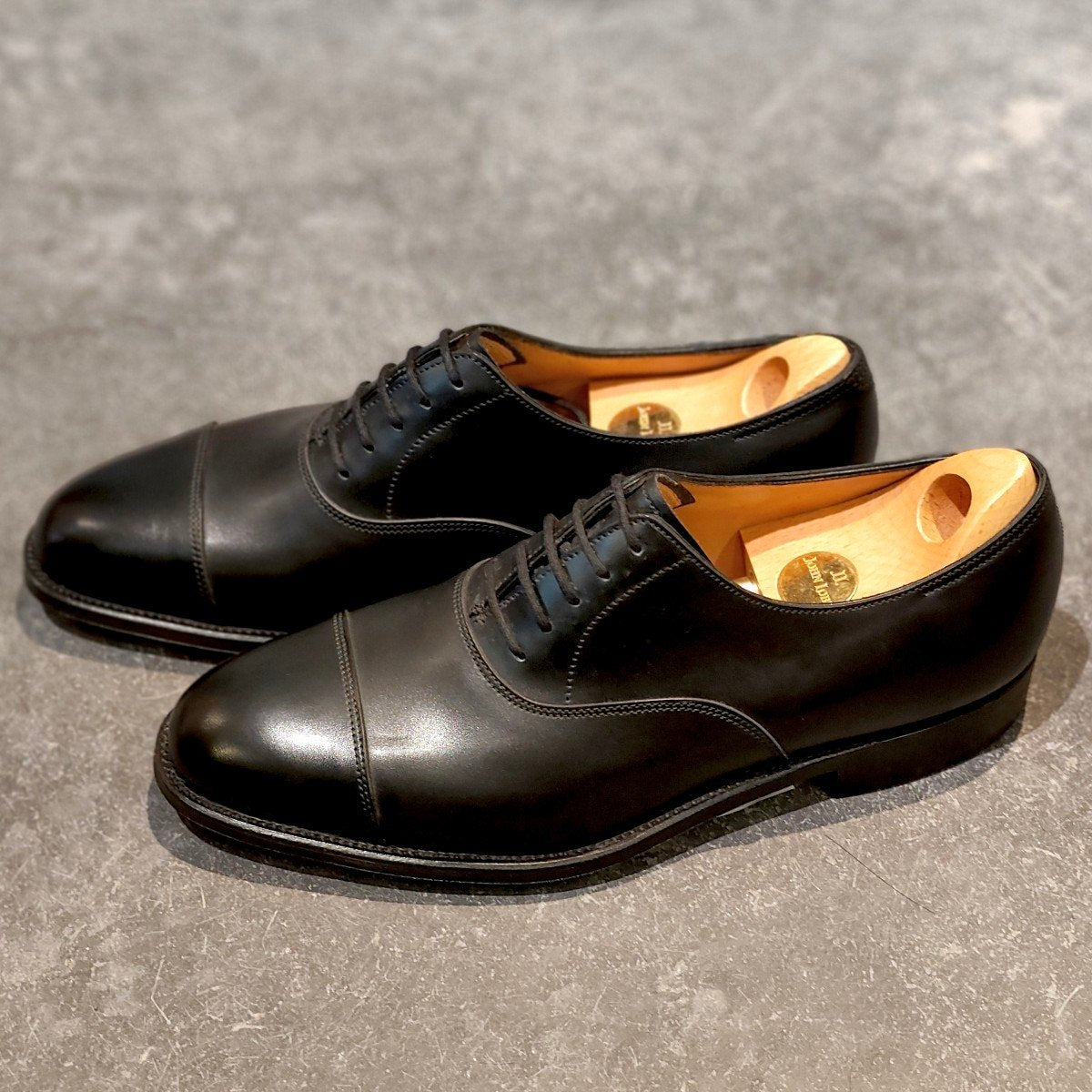 希少 新品未使用【JOHNLOBB】ジョンロブ シティ カーフ ブラック サイズ UK6.5E 8695ラスト