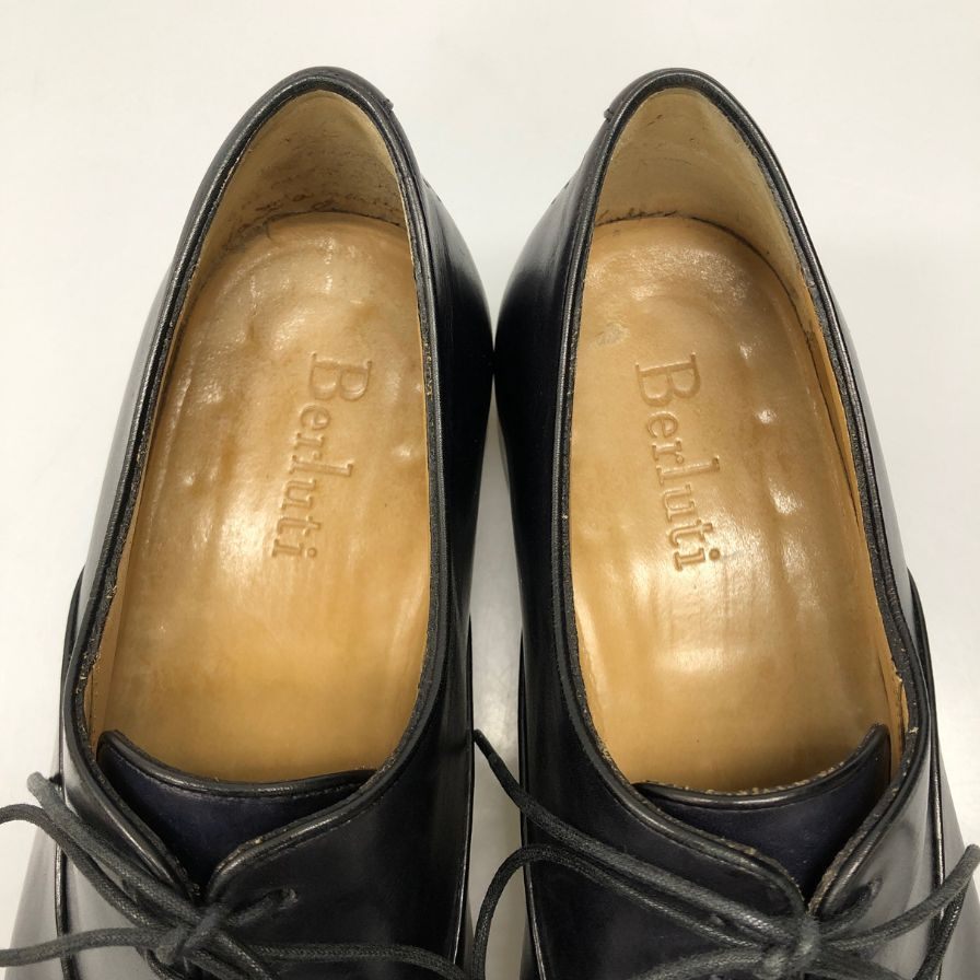 Berluti】ベルルッティ ビジネスシューズ カーフ ネイビー サイズ UK8