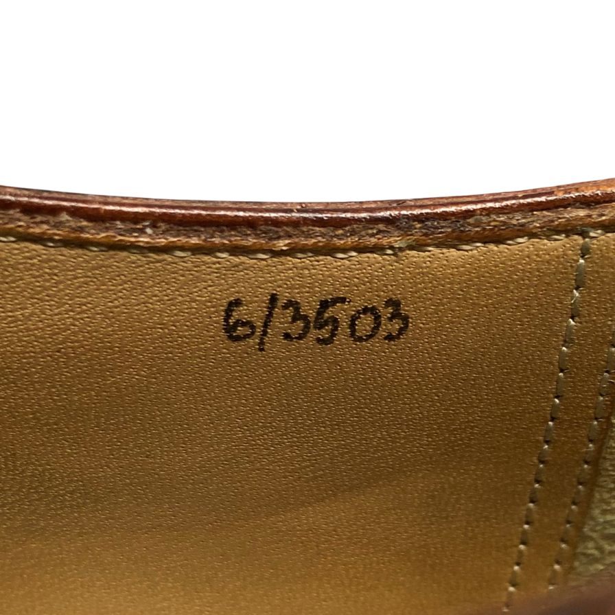 【BERLUTI】ベルルッティ ホールカット 4アイレット 3503 ブラウン メンズ サイズ6