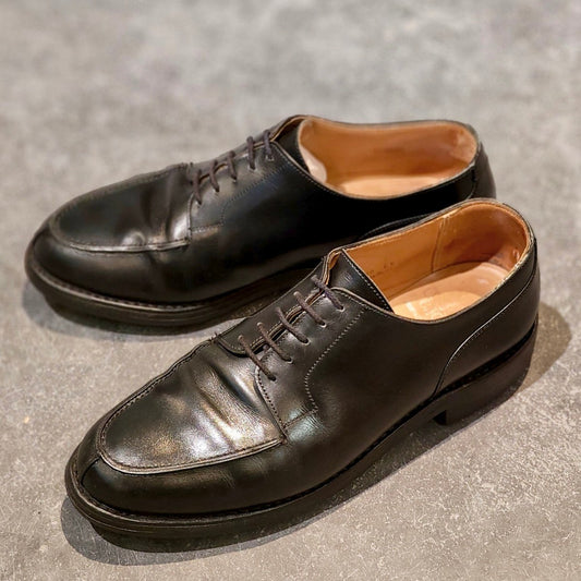 美品【CROCKETT&JONES】クロケットジョーンズ モールトン Uチップ カーフ ブラック サイズUK6E 292ラスト 参考定価￥132,000-