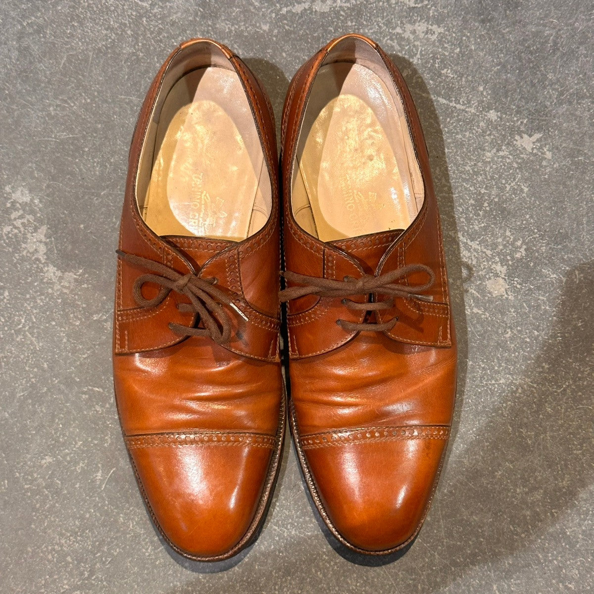 TANINO CRISCI】タニノクリスチー キャップトゥダービー カーフ