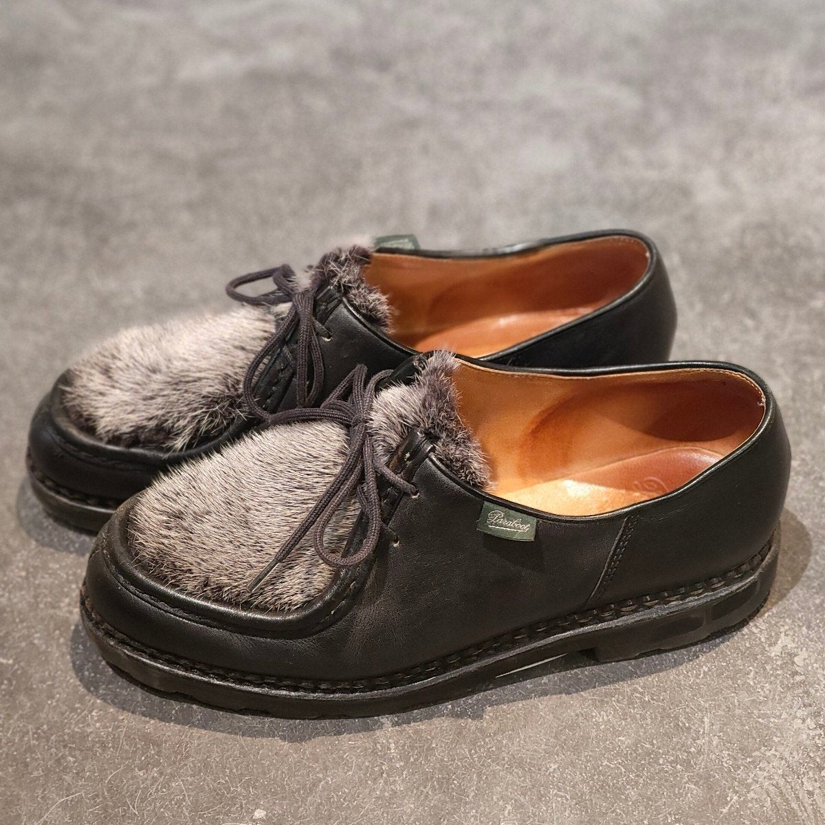 希少 極美品【PARABOOT】パラブーツ ミカエル ヴィゾン（ミンク