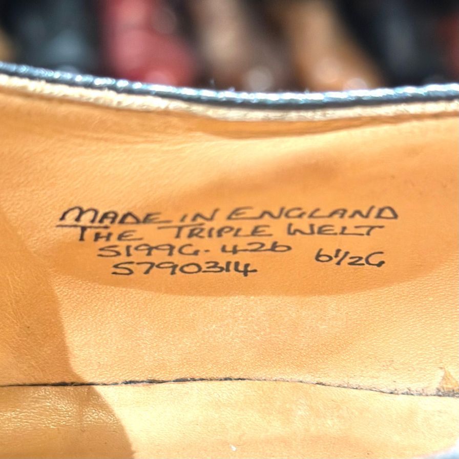 【GRENSON】グレンソン 426 ビジネスシューズ グレインレザー ブラック（黒） サイズ 6.5 ラスト