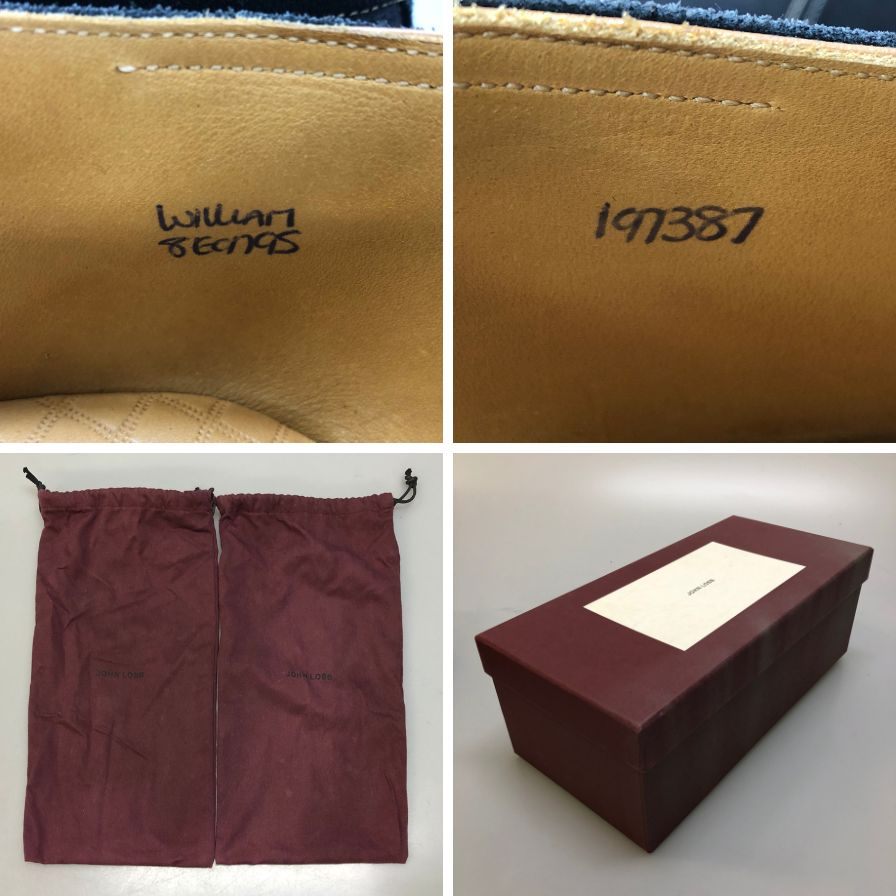 【JOHN LOBB】ジョンロブ ウィリアム スエードシューズ スエード ブラック（黒） サイズ UK8E ラスト