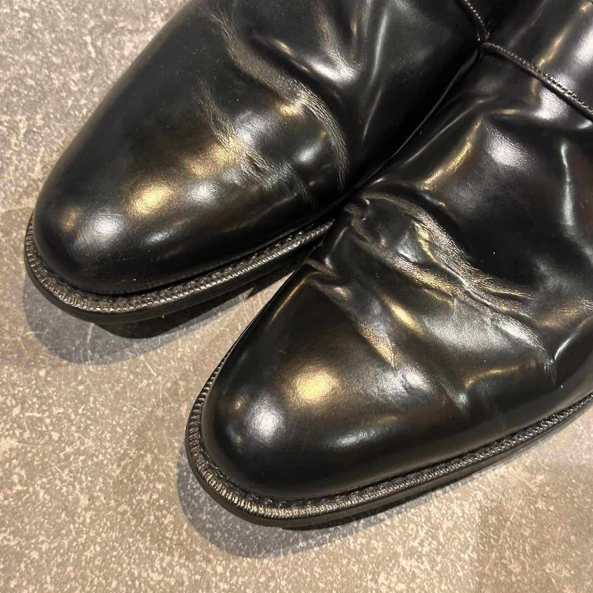 【Church’s】チャーチ TOKYO シングルモンク ポリッシュバインダーカーフ ブラック サイズUK75G