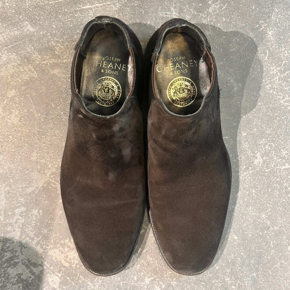 JOSEPH CHEANEY】ジョセフチーニー FAWKES サイドゴアブーツ スエード