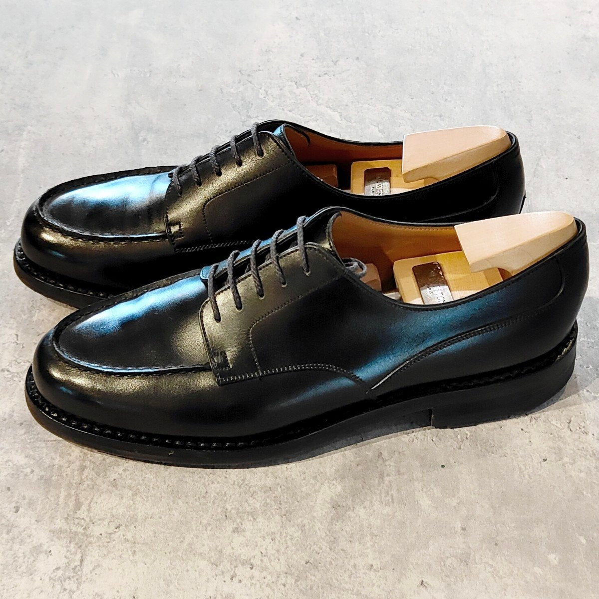 美品 【J.M.WESTON】ジェイエムウエストン 641 ゴルフ Uチップ ボックスカーフ ブラック サイズ UK7C 31ラスト 参考定価￥187,000-