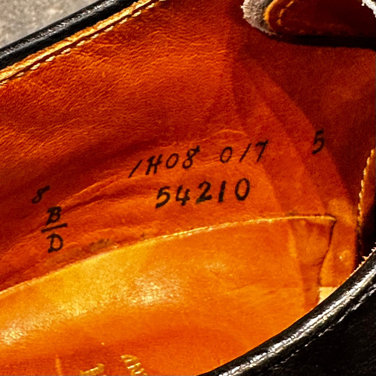 美品【ALDEN】オールデン 54210 ウイングチップ カーフ ブラック サイズUS8 モディファイドラスト