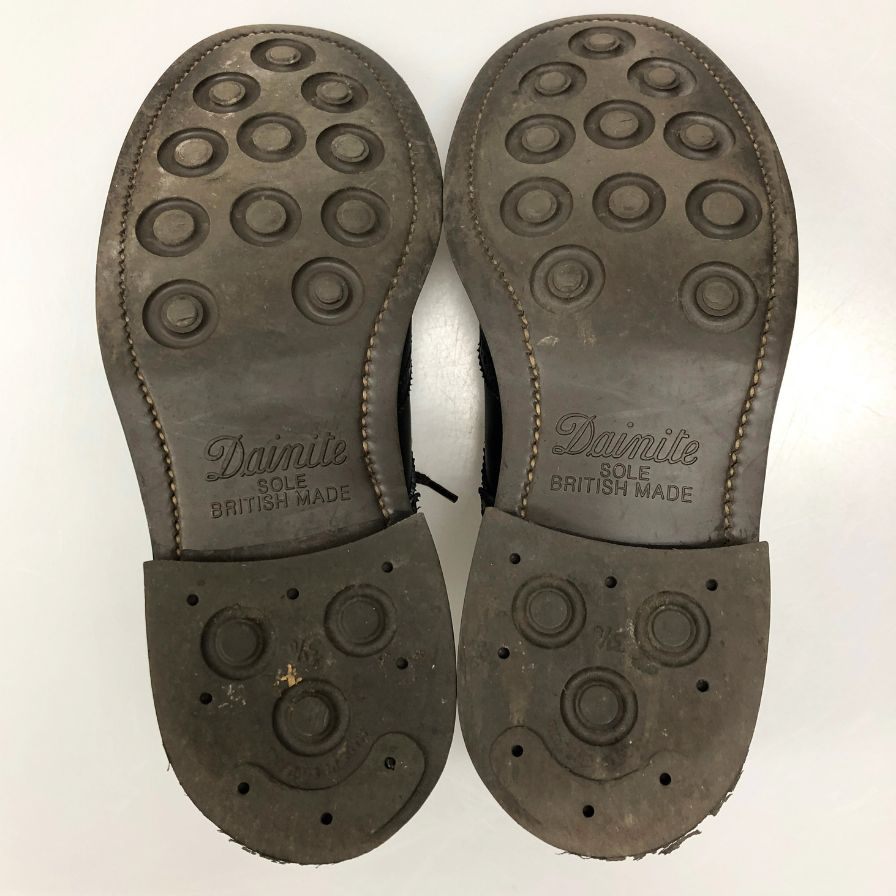 【Tricker's】トリッカーズ L5633 ビジネスシューズ ウイングチップ ネイビー（紺） サイズ UK6 ラスト