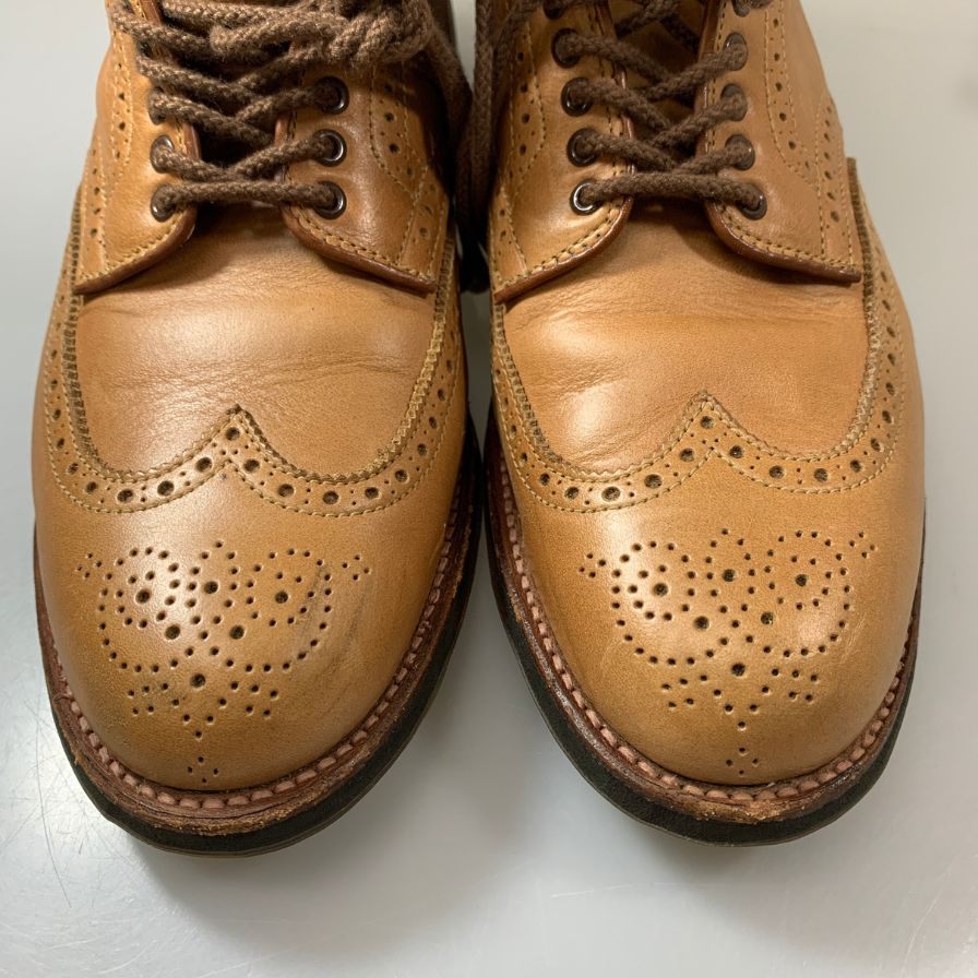 【Alden】オールデン ジェイクルー別注 44690HC ウイングチップブーツ クロムエクセルレザー メンズ ベージュ サイズUS8.5D
