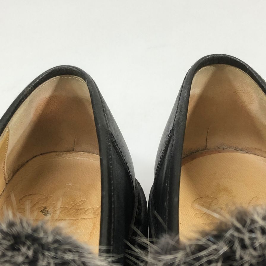 【PARABOOT】パラブーツ ランス ミンクファー F59687 ブラック メンズ  サイズ UK6