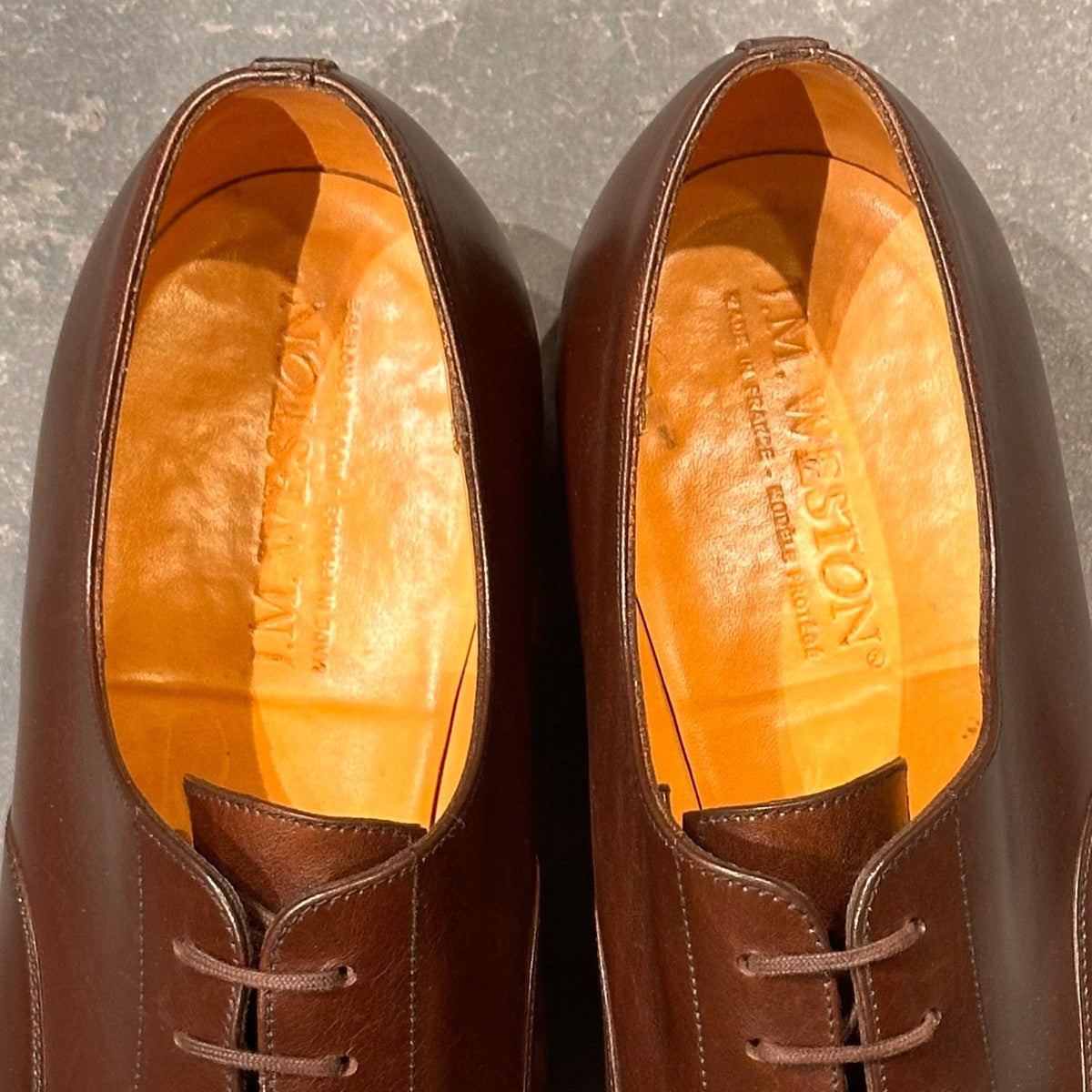 美品【J.M.WESTON】ジェイエムウエストン 300 ストレートチップ カーフ
