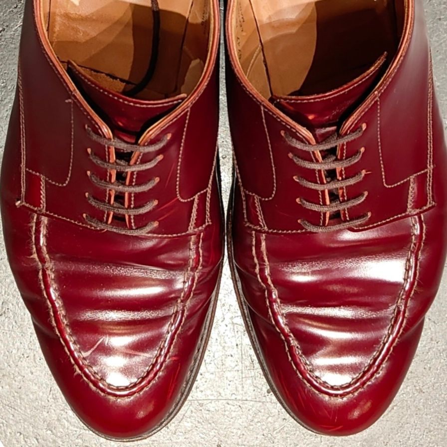 CROCKETT&JONES】クロケット&ジョーンズ オンスロウ Uチップ ガラスレザー バーガンディ サイズUK7.5E – LASTLAB