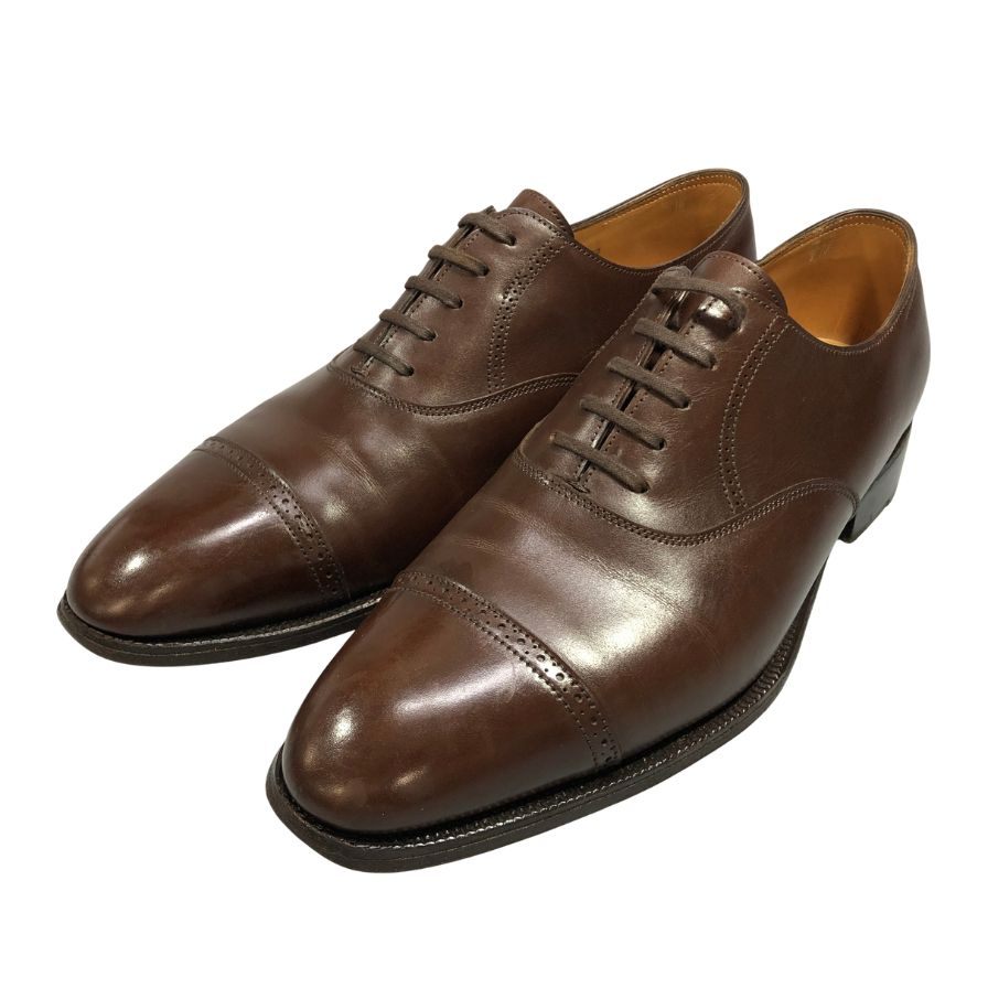 【JOHN LOBB】ジョンロブ ストレートチップ フィリップ2 カーフ ブラウン メンズ UK7E 7000 JOHN LOBB PHILLIP2