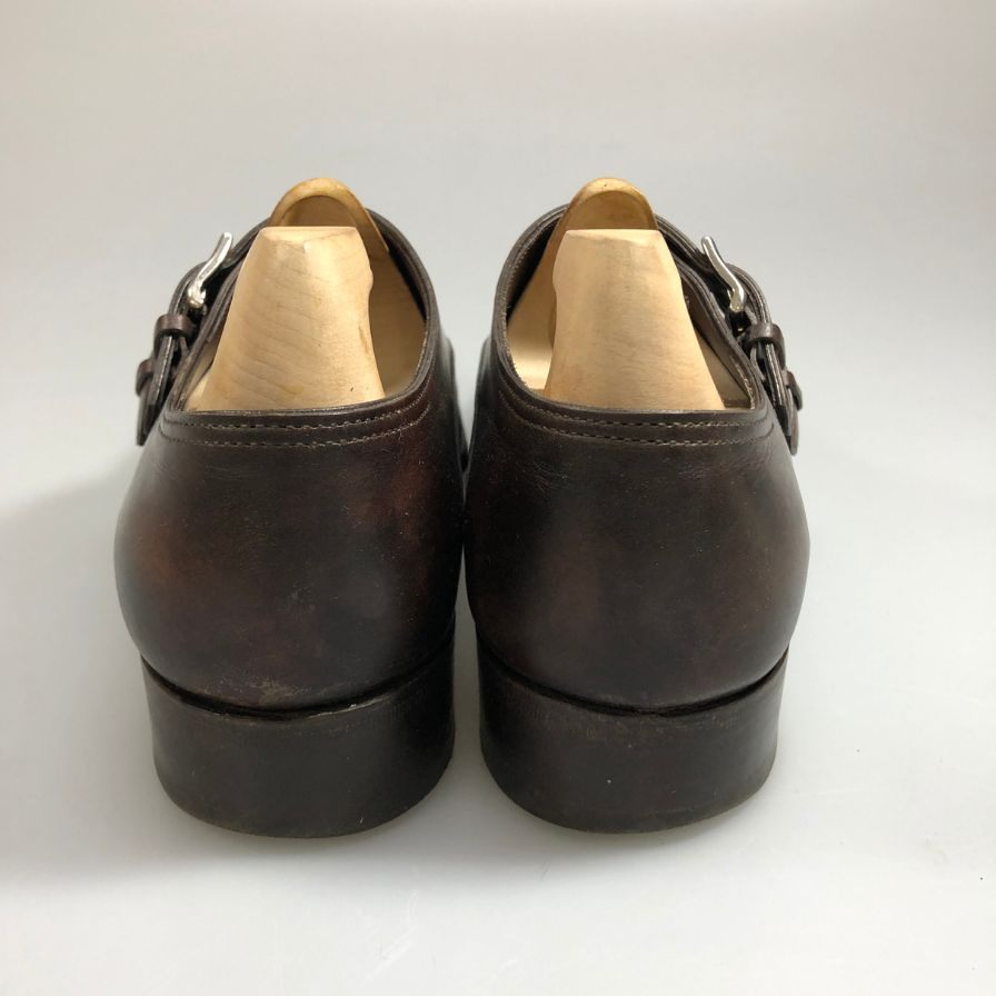 【JOHN LOBB】ジョンロブ チャペル ダブルモンク レザーシューズ ミュージアムカーフ ブラウン 6E
