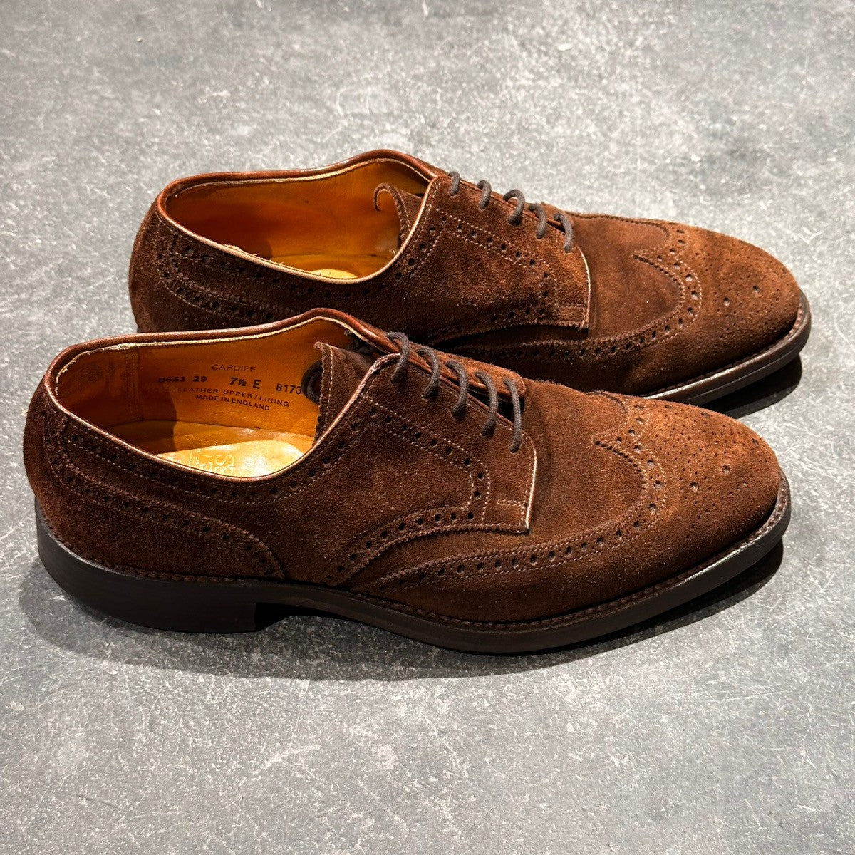 CROCKETT&JONES】クロケット＆ジョーンズ カーディフ ウイングチップ