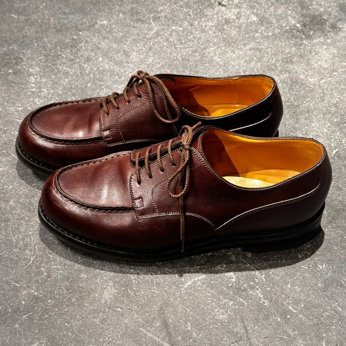 美品【J.M. WESTON】ジェイエムウエストン ゴルフ 641 Uチップ カーフ ブラウン サイズ5.5E 31ラスト