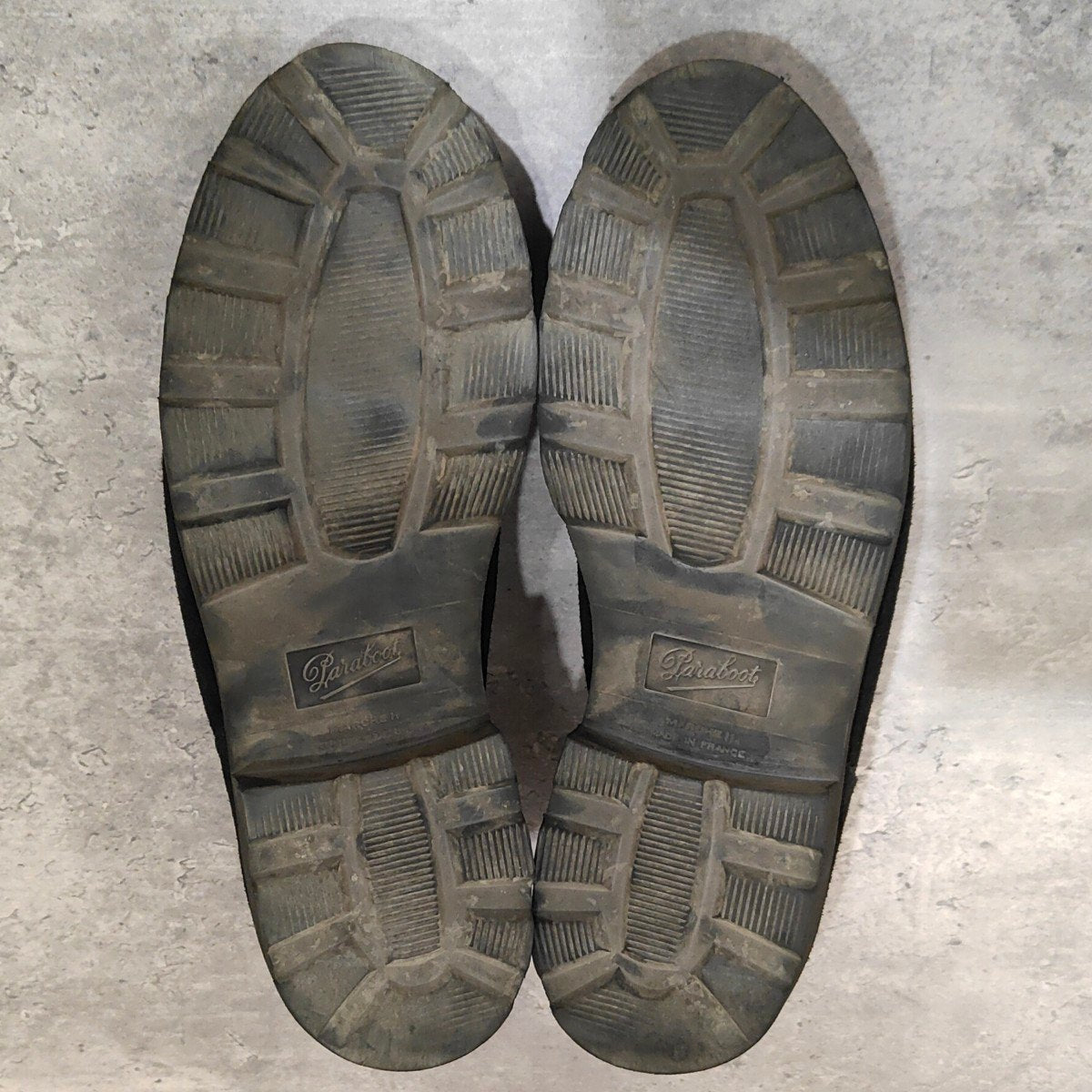 【PARABOOT】パラブーツ ミカエル コンビネーション チロリアン スエード スエード×カーフ ブラック サイズ39