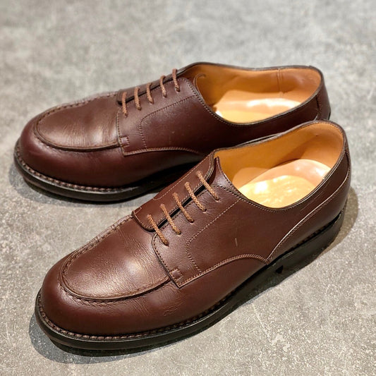 極美品 【J.M.WESTON】ジェイエムウエストン 641 ゴルフ Uチップ カーフ ダークブラウン サイズ UK6D 31ラスト 参考定価￥187,000-