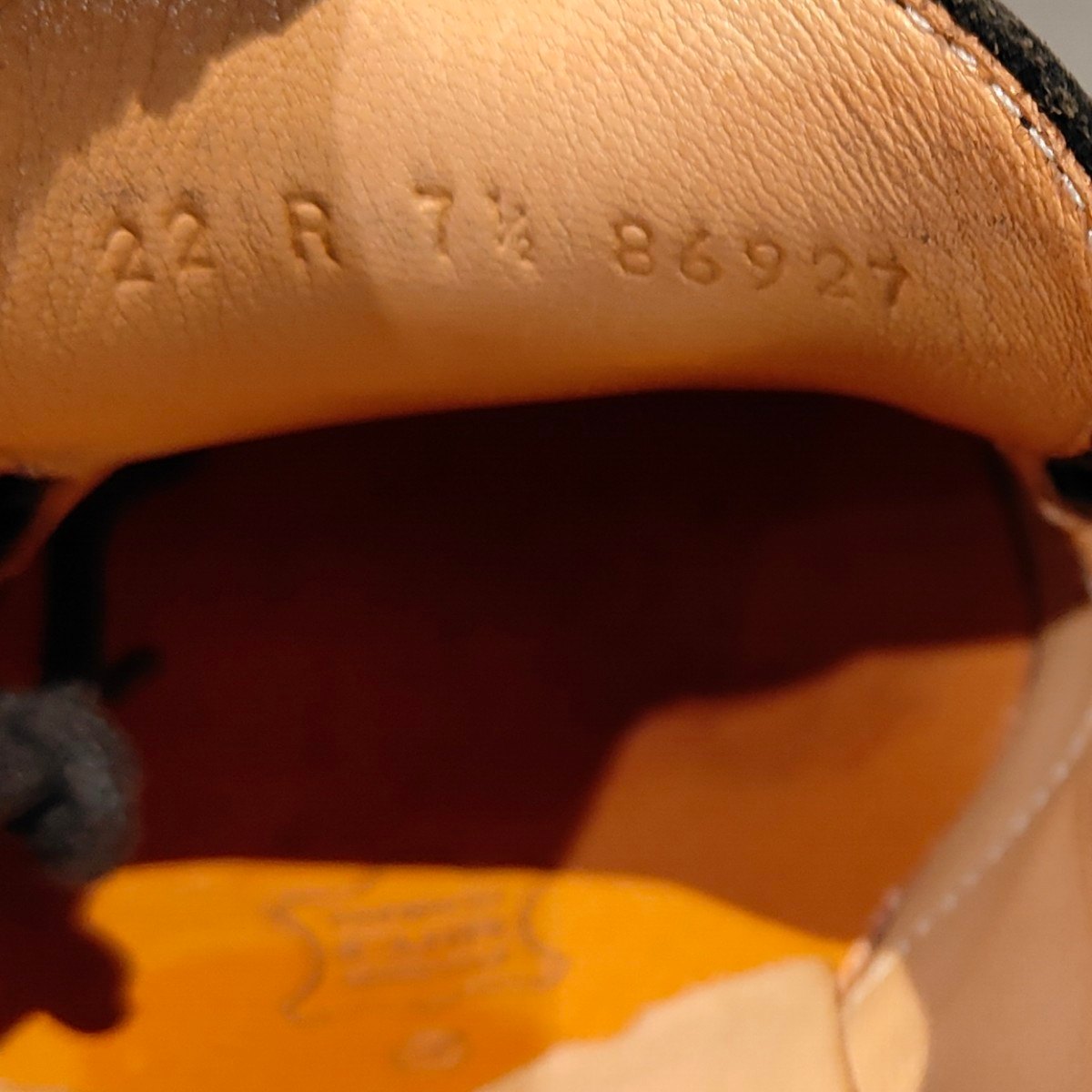 極美品 【Paraboot】パラブーツ シメイ Ｕチップ カーフ ブラック サイズ UK7.5 参考定価￥101,200-