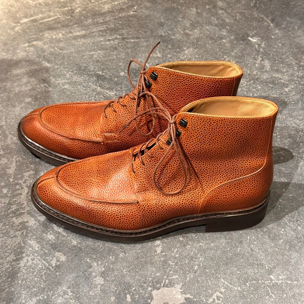 使用数回【PARABOOT】パラブーツ セリニャン Uチップ グレインレザー ブラウン サイズUK6