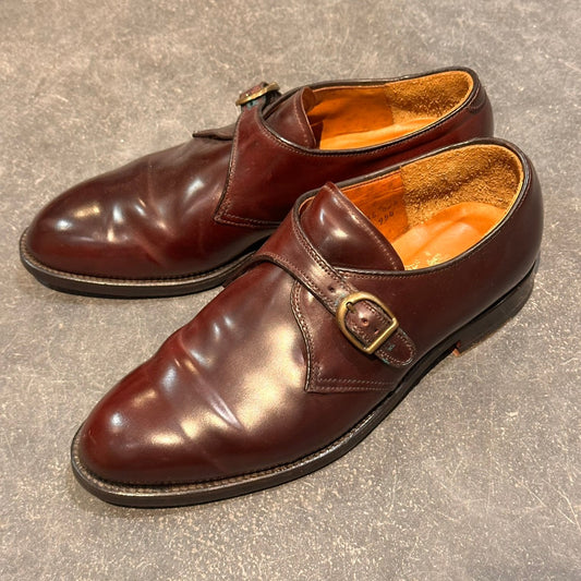 【ALDEN】オールデン 954 シングルモンク コードバン ブラウン サイズUS8E アバディーンラスト
