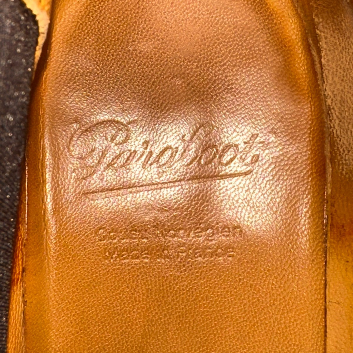 【Paraboot】パラブーツ シャンフォート サイドゴアブーツ グレインレザー ブラック サイズUK6.5
