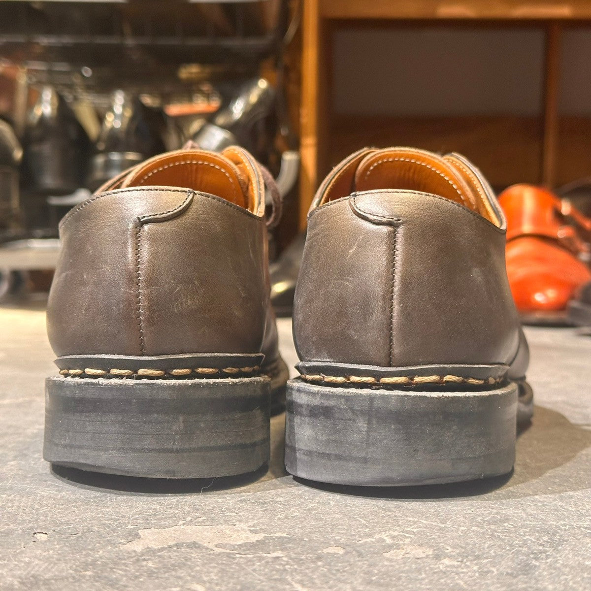 【REGAL TOKYO】リーガルトーキョー W558 Uチップ クロムエクセルレザー ブラウン サイズ24cm