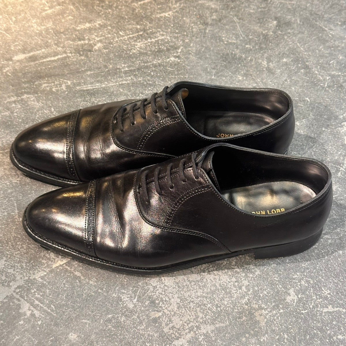 JOHN LOBB】ジョンロブ フィリップ2 パンチドキャップトゥ カーフ