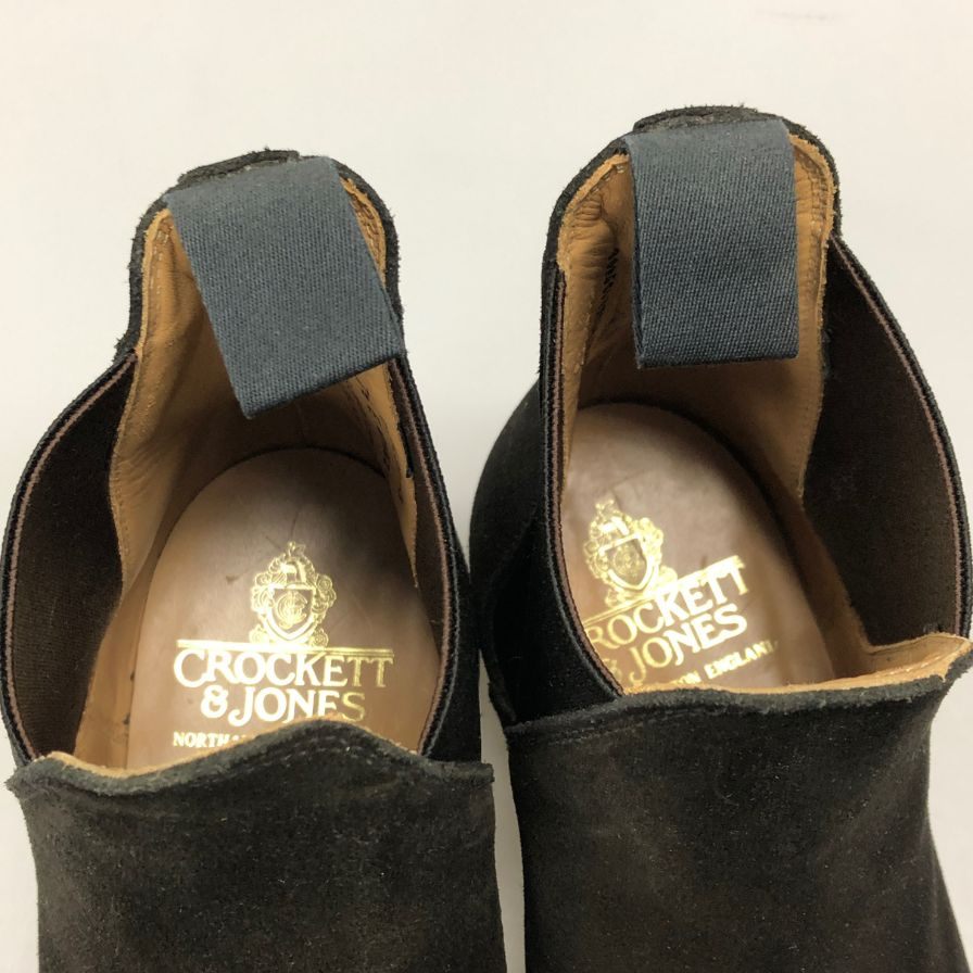 【Crockett&Jones】クロケット＆ジョーンズ  スエードシューズ スエード ブラック（黒） サイズ 7.5 ラスト
